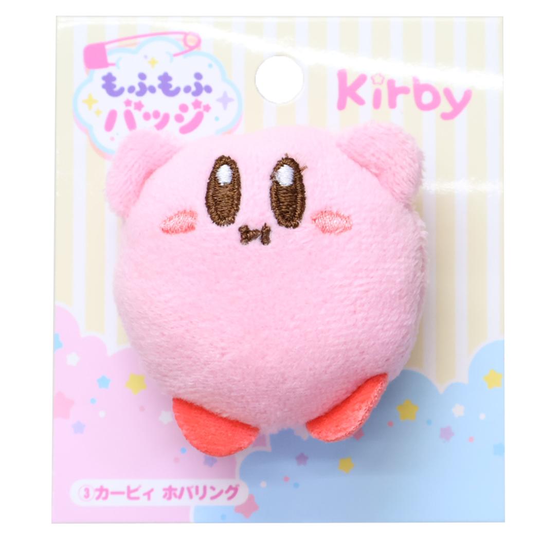 もふもふバッジ マスコットバッジ 星のカービィ カービィ ホバリング エンスカイ 安全ピン付き メール便可