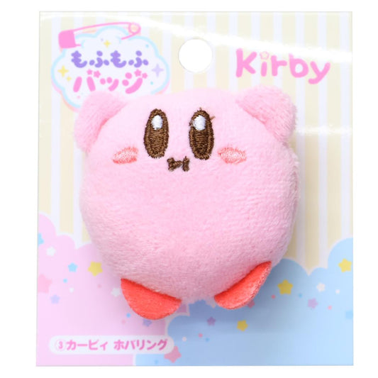 もふもふバッジ マスコットバッジ 星のカービィ カービィ ホバリング エンスカイ 安全ピン付き メール便可