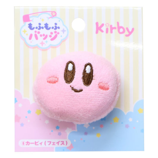 もふもふバッジ マスコットバッジ 星のカービィ カービィ フェイス エンスカイ 安全ピン付き メール便可