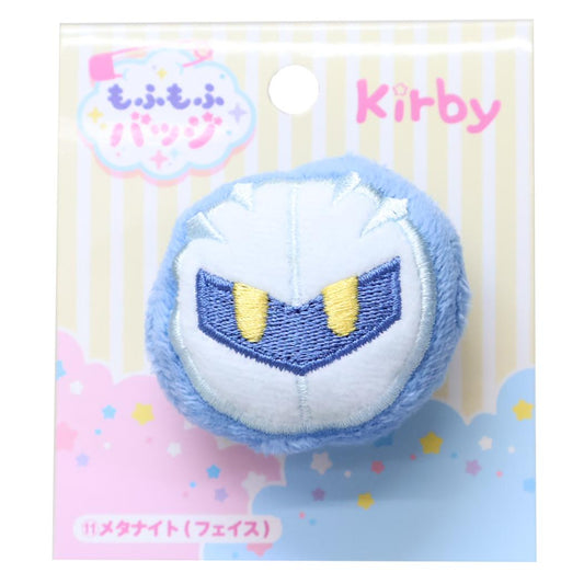 もふもふバッジ マスコットバッジ 星のカービィ メタナイト フェイス エンスカイ 安全ピン付き メール便可