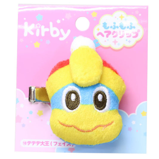 もふもふマスコットヘアクリップ ヘアクリップ 星のカービィ デデデ大王 フェイス エンスカイ ヘアアクセサリー メール便可