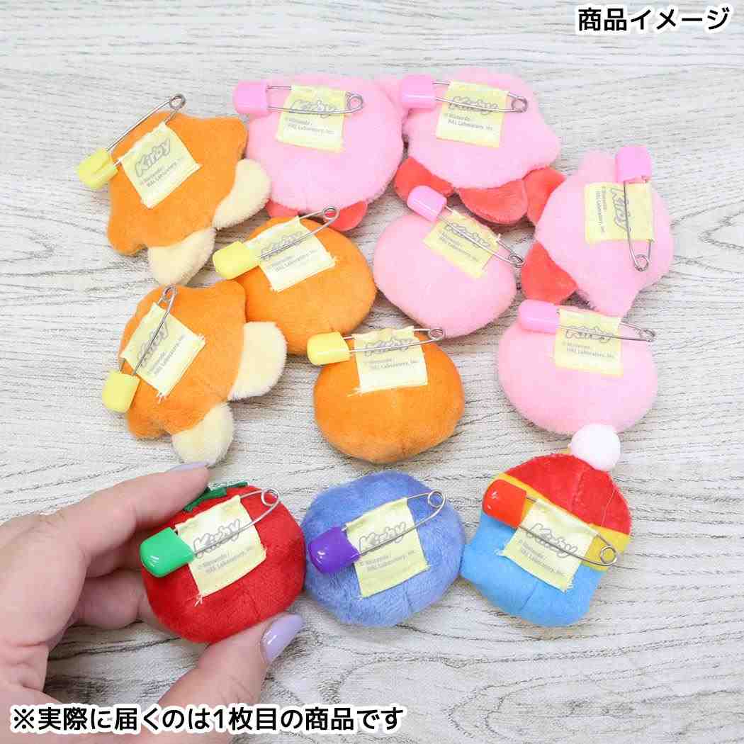 もふもふバッジ マスコットバッジ 星のカービィ カービィ ホバリング フェイス エンスカイ 安全ピン付き メール便可