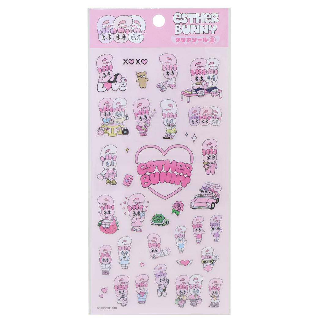 エスターバニー シールシート クリアシール 2 ESTHER BUNNY エンスカイ スマホデコ デコシール キャラクター グッズ メール便可 シネマコレクション