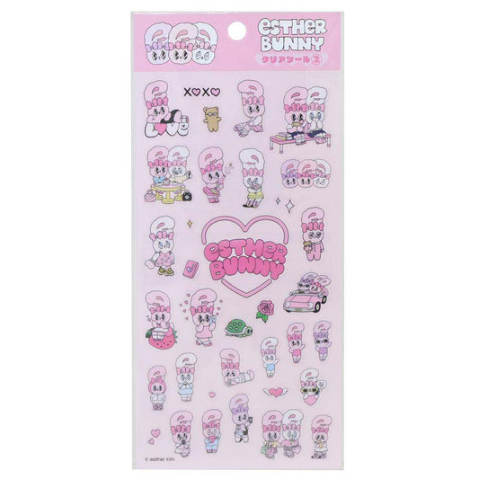 エスターバニー シールシート クリアシール 2 ESTHER BUNNY エンスカイ スマホデコ デコシール キャラクター グッズ メール便可 シネマコレクション