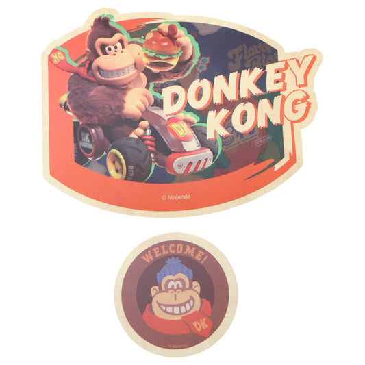 マリオカートワールド ダイカットシール トラベルステッカー 2枚セット 8ドンキーコング エンスカイ