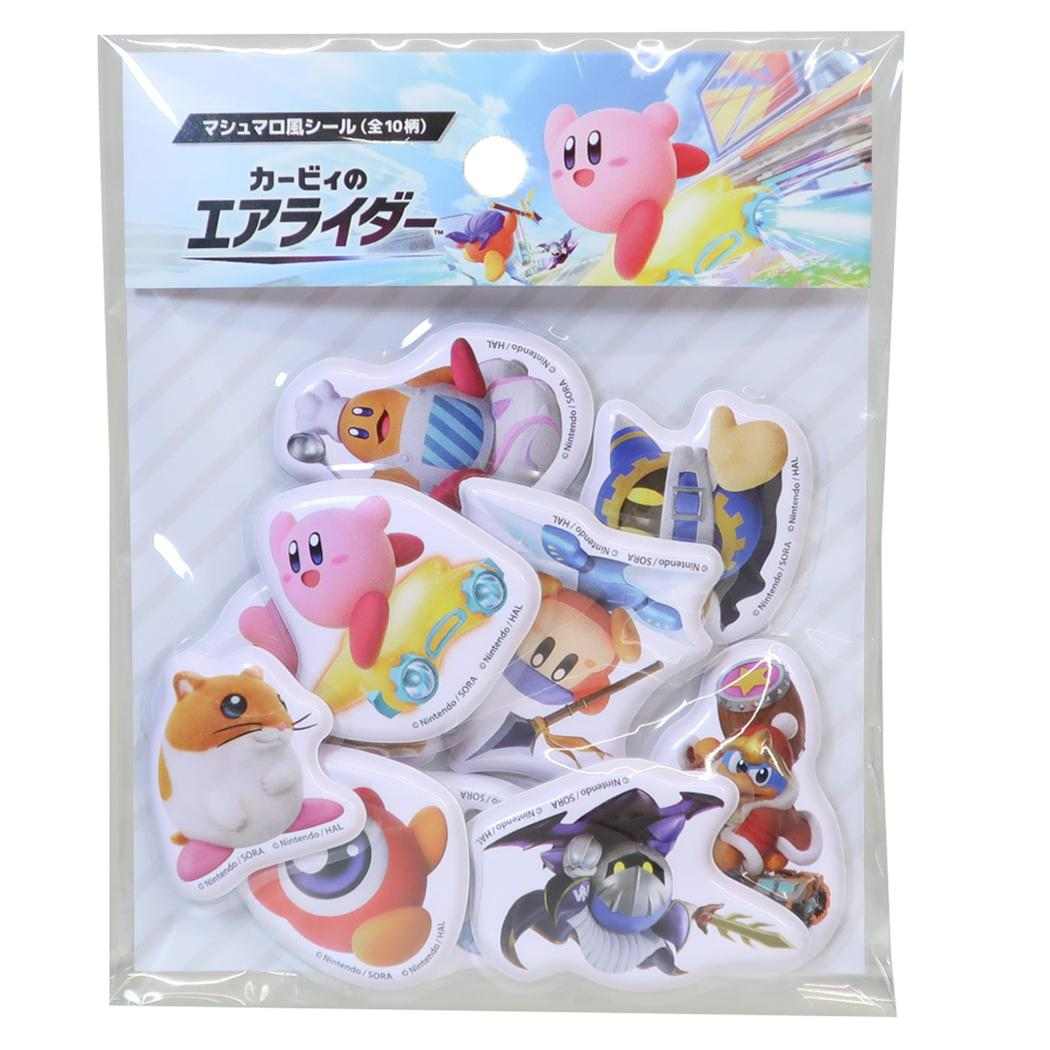 星のカービィ フレークシール マシュマロ風シール カービィのエアライダー エンスカイ