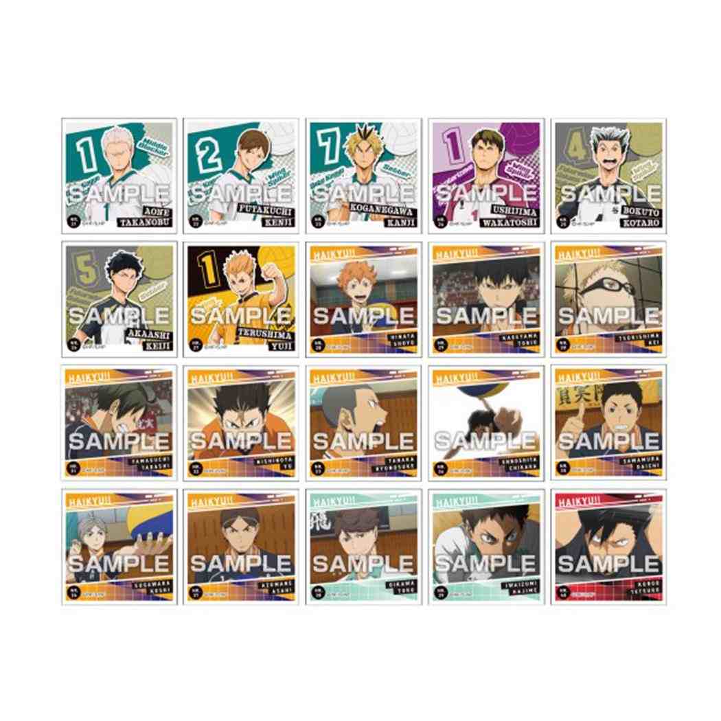 ハイキュー！！ グッズ ステッカー シール烈伝 全68種の内いずれか5枚 少年ジャンプ エンスカイ コレクション雑貨 アニメキャラクター メール便可 シネマコレクション