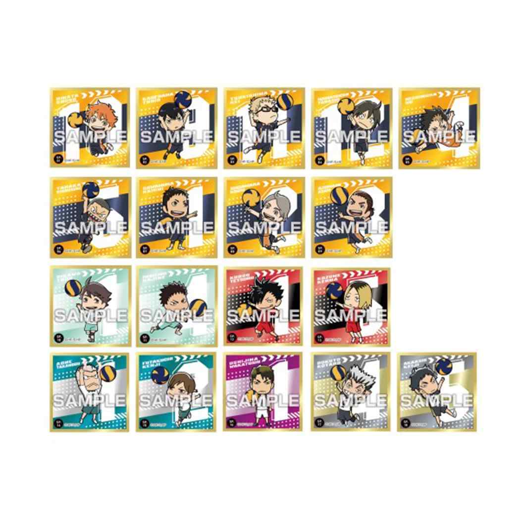 ハイキュー！！ グッズ ステッカー シール烈伝 全68種の内いずれか5枚 少年ジャンプ エンスカイ コレクション雑貨 アニメキャラクター メール便可 シネマコレクション