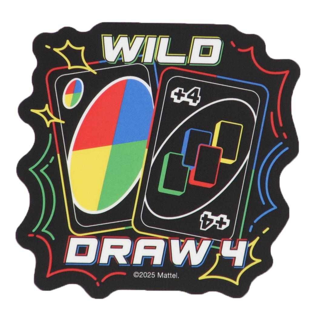 UNO ウノ ダイカットシール ダイカットステッカーミニ WILD DRAW4 エンスカイ スマホデコ 日本製 グッズ メール便可 シネマコレクション