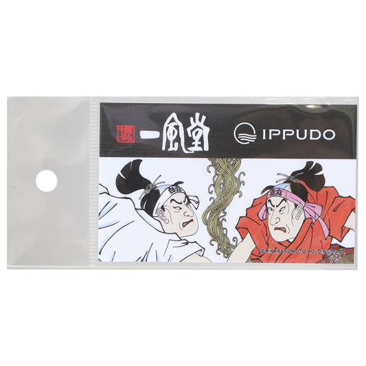 ラーメン 一風堂 ダイカットシール ステッカー B 二人の侍 エンスカイ