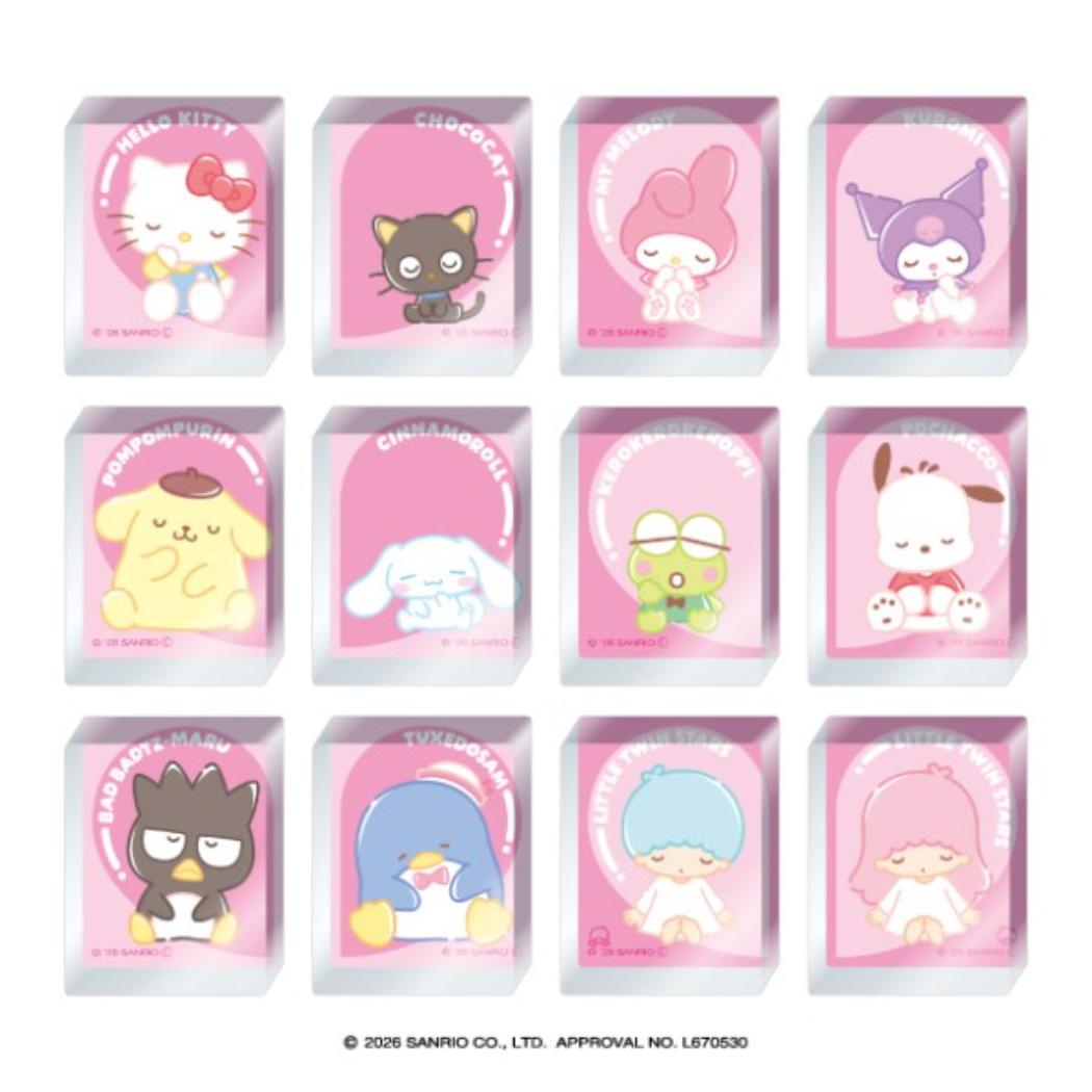 サンリオキャラクターズ アクリルフィギュア アクリルブロック 全24種 単品 どれか1個 Sanrio エンスカイ
