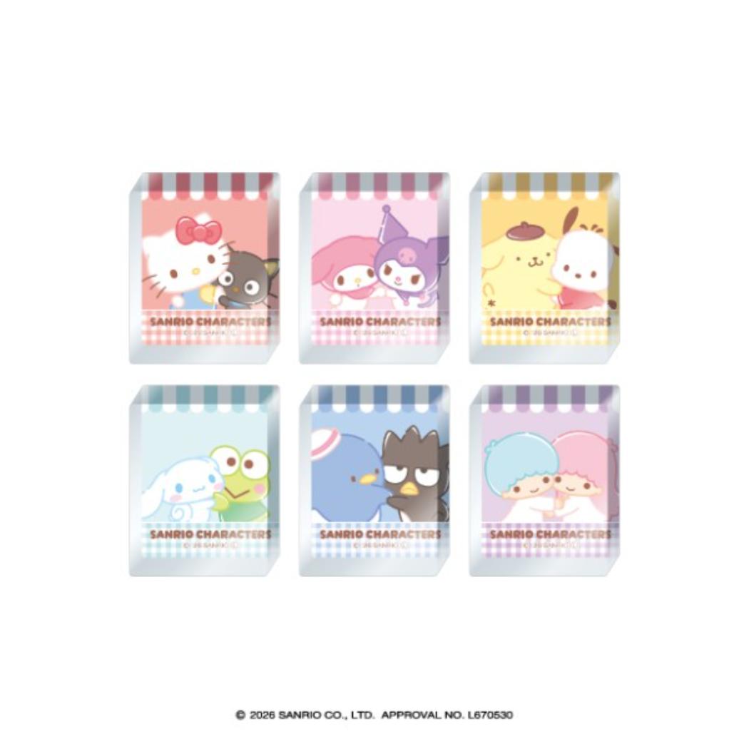 サンリオキャラクターズ アクリルフィギュア アクリルブロック 全24種 単品 どれか1個 Sanrio エンスカイ