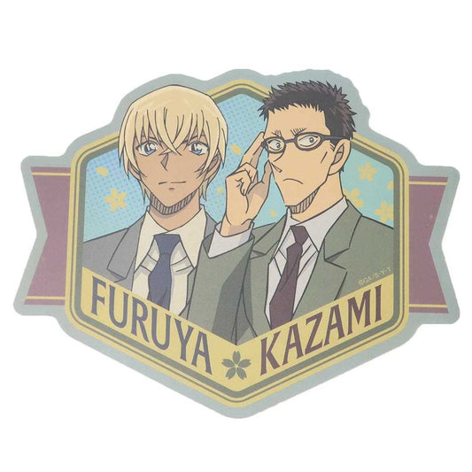 トラベルステッカー ダイカットシール 名探偵コナン 降谷＆風見 少年サンデー エンスカイ 耐水 耐光 アニメメール便可