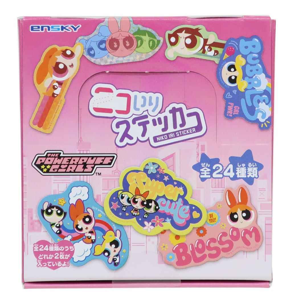 ニコいりステッカー 全24種類の内どれか1パック ダイカットシール パワーパフガールズ エンスカイ コレクション雑貨 メール便可