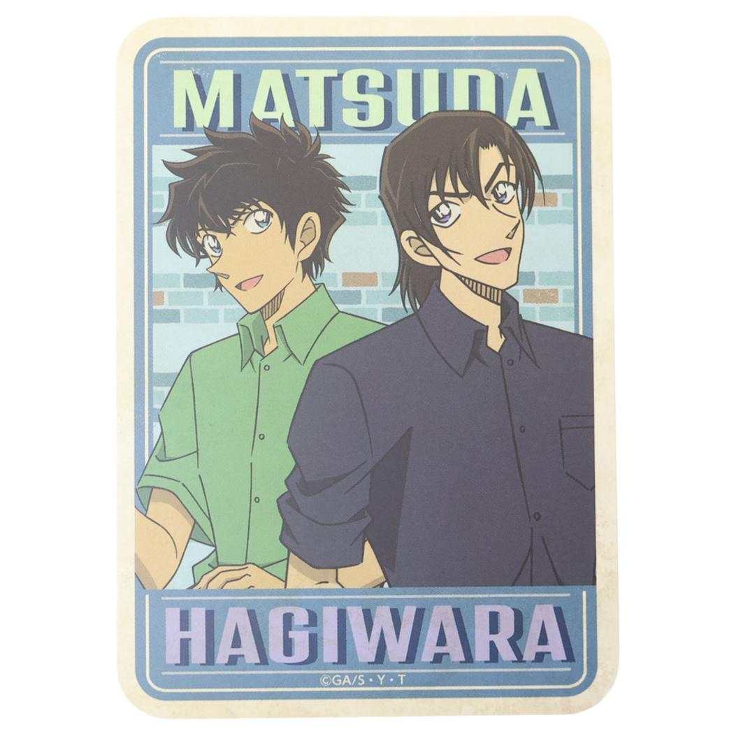名探偵コナン ダイカットシール トラベルステッカー 松田＆萩原 少年サンデー エンスカイ 耐水 耐光 アニメキャラクター グッズ メール便可 シネマコレクション