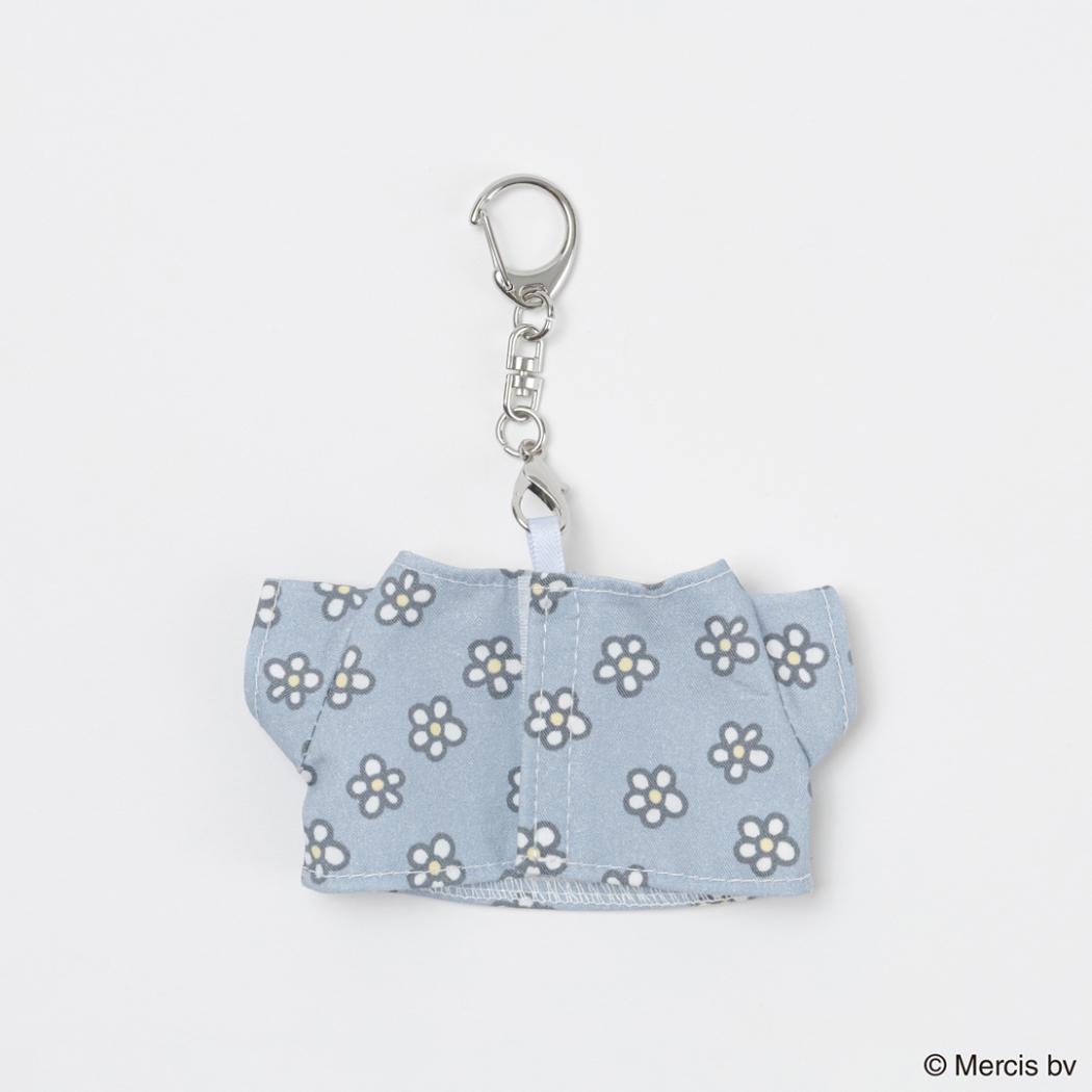 Tシャツ型チャーム キーリング ミッフィー MIFFY BLUE FLOWER ブルー ディックブルーナ エフエービージャパン バッグチャーム 絵本メール便可
