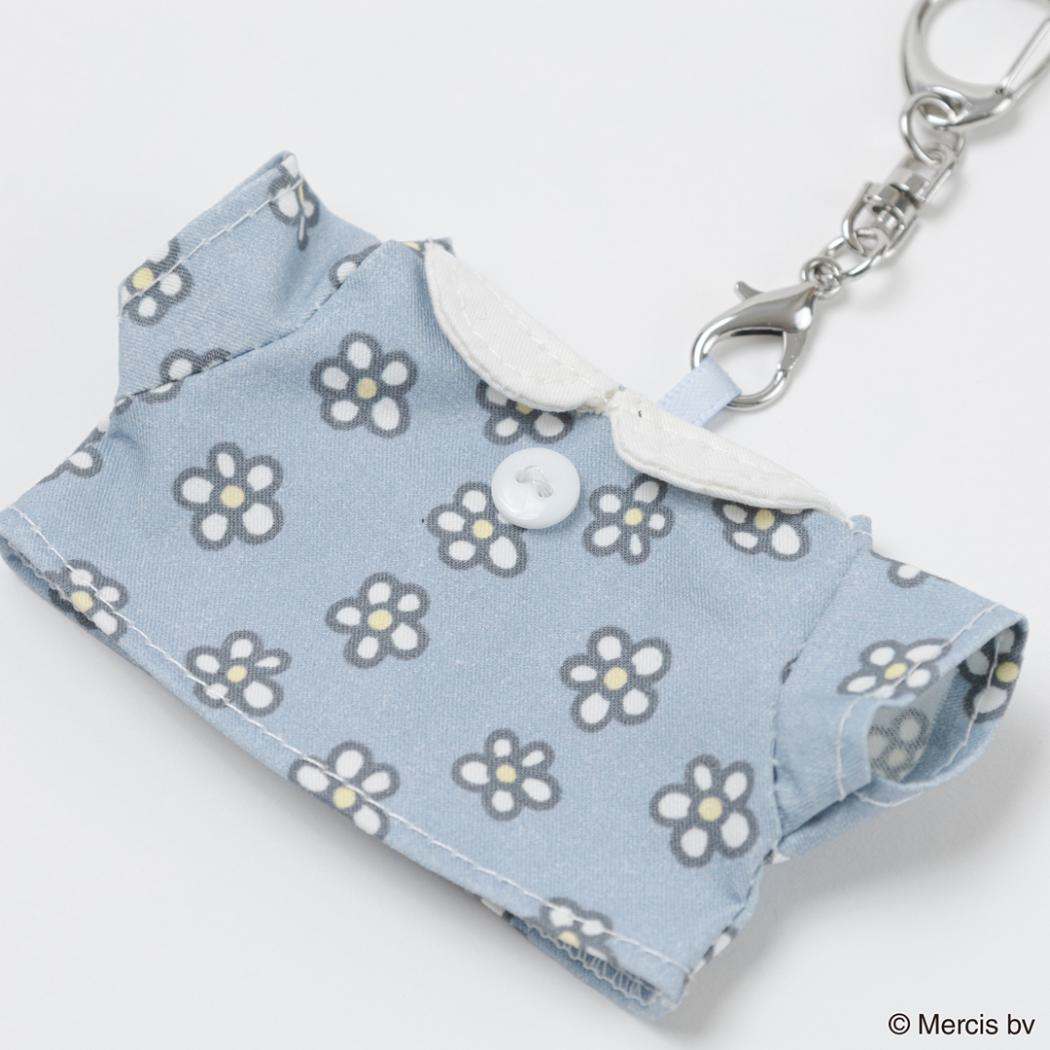 Tシャツ型チャーム キーリング ミッフィー MIFFY BLUE FLOWER ブルー ディックブルーナ エフエービージャパン バッグチャーム 絵本メール便可