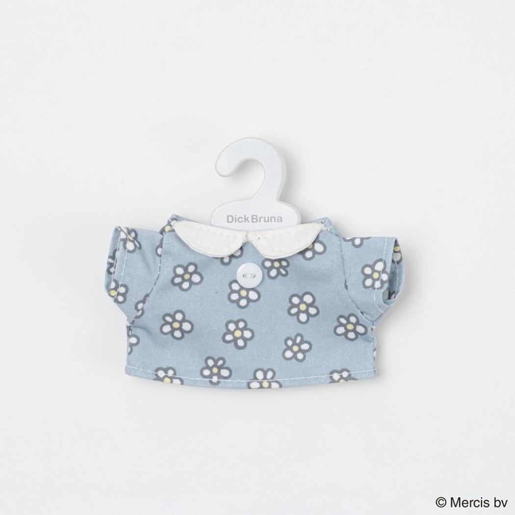 Tシャツ型チャーム キーリング ミッフィー MIFFY BLUE FLOWER ブルー ディックブルーナ エフエービージャパン バッグチャーム 絵本メール便可