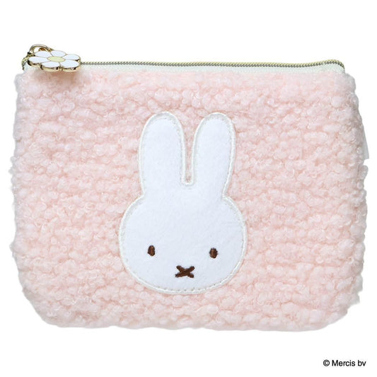 MIFFY BOA ミニフラットポーチ 平ポーチ ミッフィー ピンク ディックブルーナ エフエービージャパン 小物入れ 絵本メール便可
