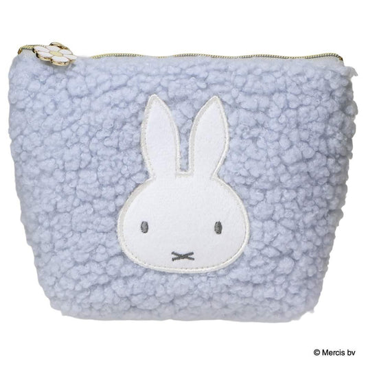 MIFFY BOA 台形ポーチ コスメポーチ ミッフィー ブルー ディックブルーナ エフエービージャパン 小物入れ 絵本