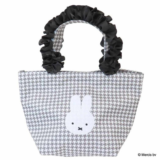 トートバッグ ミニバッグ ミッフィー Chidori＆Monotone 千鳥格子 ディックブルーナ エフエービージャパン 手提げかばん ミニトート ランチバッグ 絵本