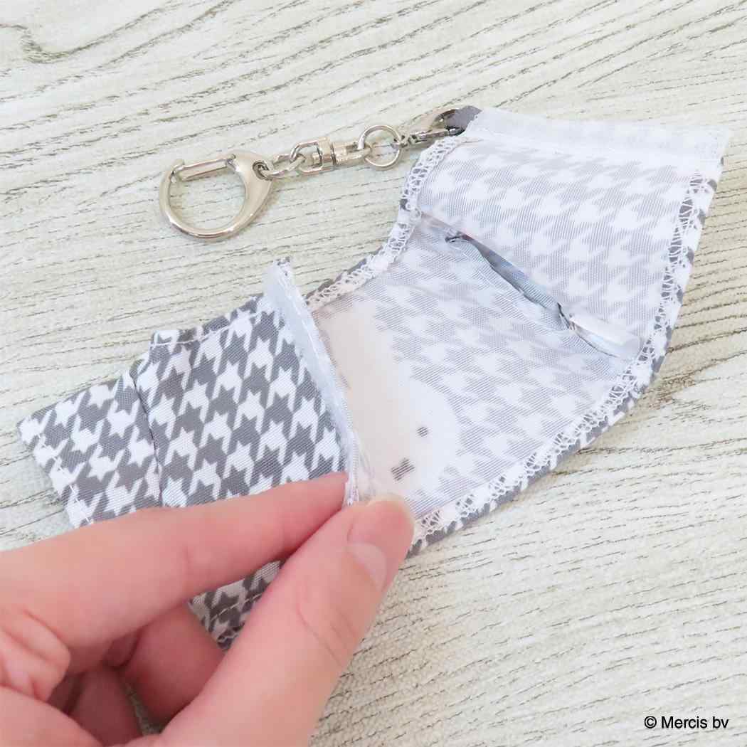 MINI Tシャツ型チャーム キーリング ミッフィー Chidori＆Monotone 千鳥格子 ディックブルーナ エフエービージャパン バッグチャーム 絵本メール便可