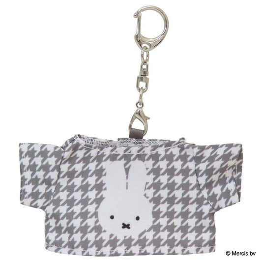 MINI Tシャツ型チャーム キーリング ミッフィー Chidori＆Monotone 千鳥格子 ディックブルーナ エフエービージャパン バッグチャーム 絵本メール便可