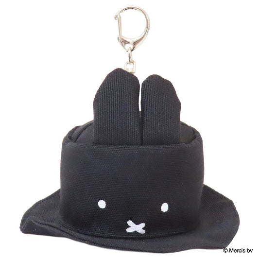 MINI ハットチャーム キーリング ミッフィー Chidori＆Monotone ブラック ディックブルーナ エフエービージャパン バッグチャーム 絵本