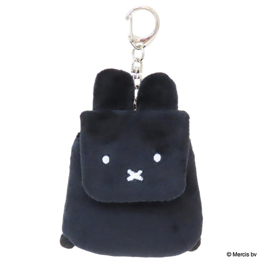 MINI リュックチャーム キーリング ミッフィー Chidori＆Monotone ブラック ディックブルーナ エフエービージャパン バッグチャーム 小物入れ 絵本メール便可