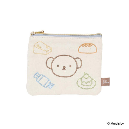 BRUNA Colorful Line ミニフラットポーチ 平ポーチ ミッフィー ボリス ディックブルーナ エフエービージャパン 小物入れ 絵本メール便可