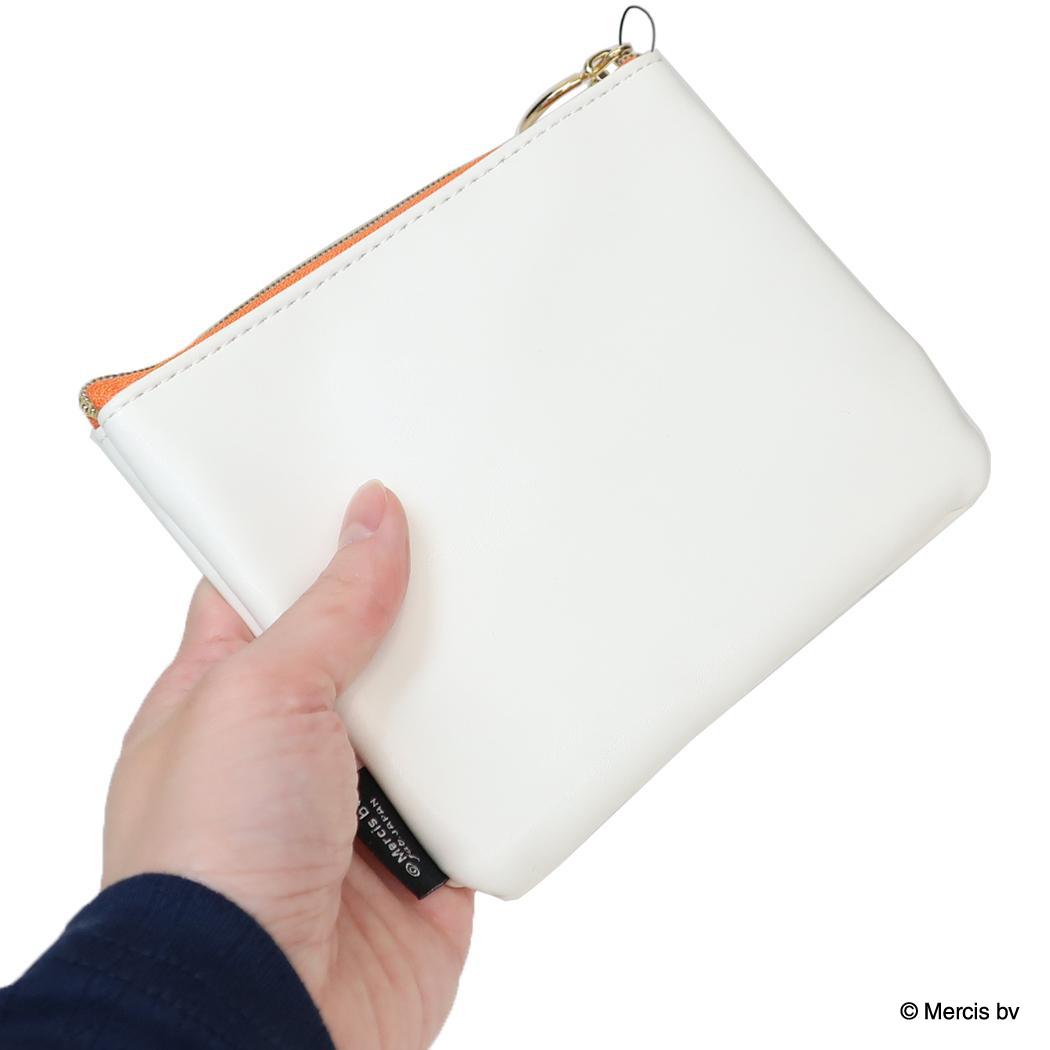 MIFFY PATCH ミニフラットポーチ 平ポーチ ミッフィー ブルーナレッド ディックブルーナ エフエービージャパン 小物入れ 絵本メール便可