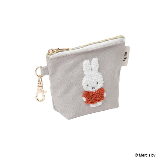 MIFFY RED＆PINK マイクロミニ台形ポーチ ミニポーチ ミッフィー イチゴ ディックブルーナ エフエービージャパン 小物入れ 絵本