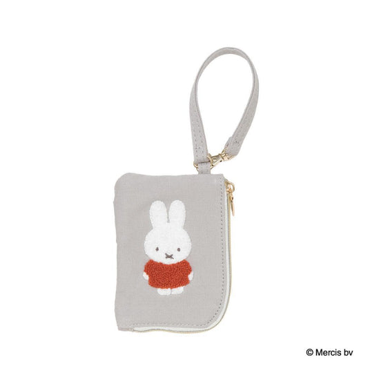 MIFFY RED＆PINK コイン＆パスケース 定期入れ ミッフィー イチゴ ディックブルーナ エフエービージャパン ICカードケース 小銭入れ 絵本メール便可