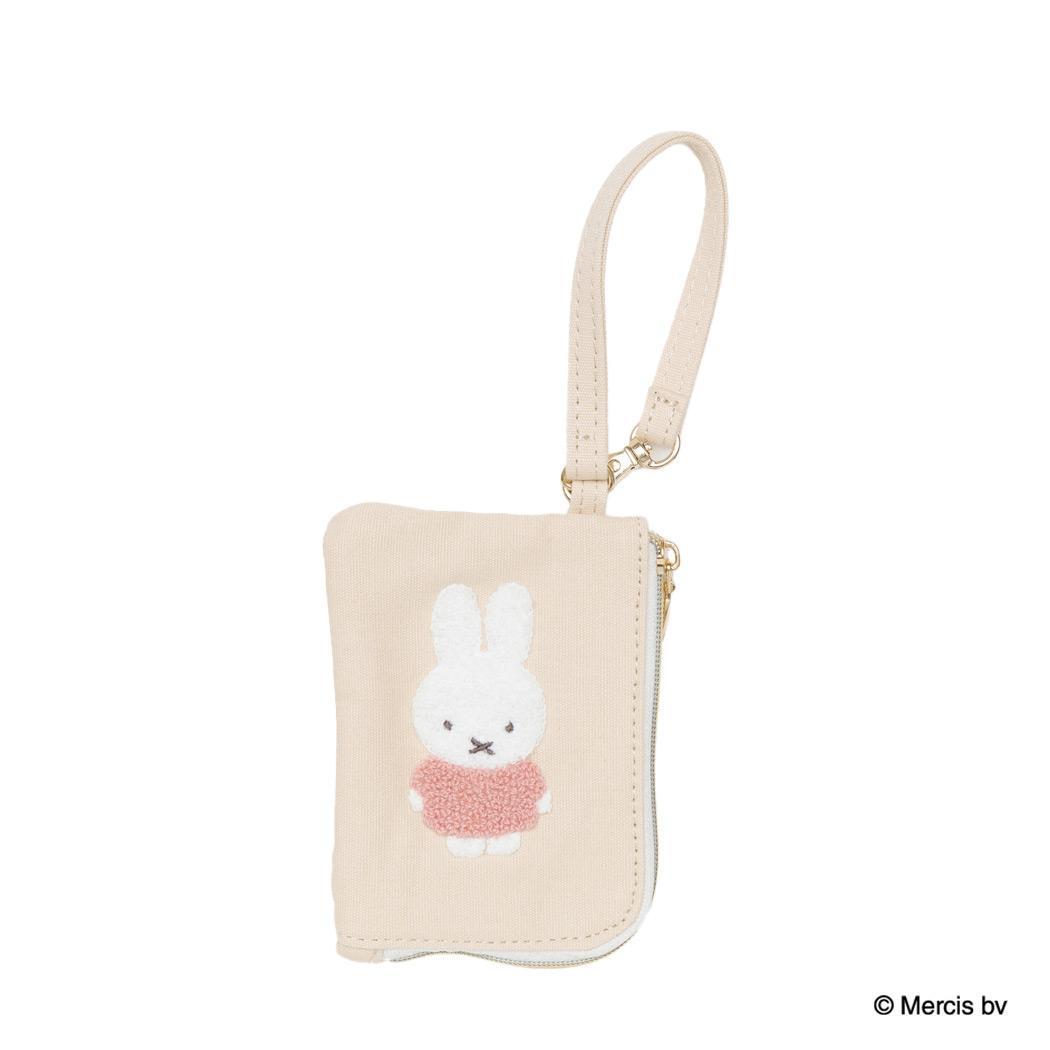 ミッフィー 定期入れ MIFFY RED＆PINK コイン＆パスケース チューリップ ディックブルーナ エフエービージャパン ICカードケース 小銭入れ 絵本キャラクター グッズ メール便可 シネマコレクション