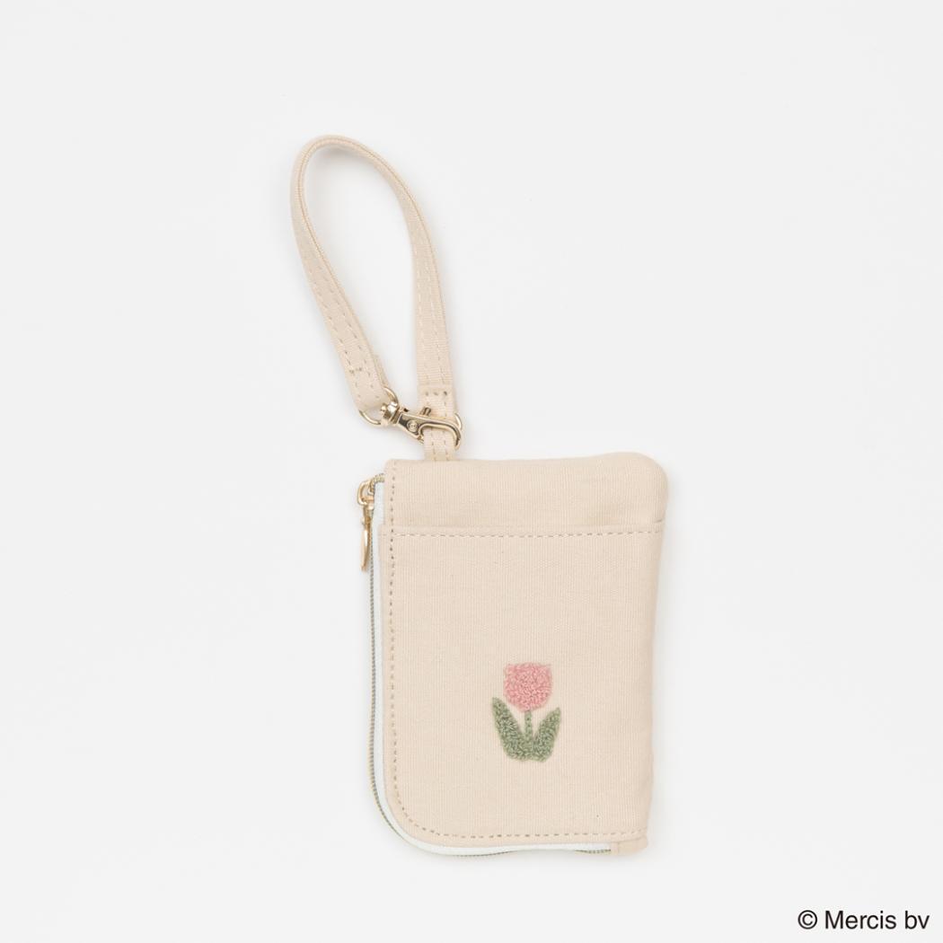 MIFFY RED＆PINK コイン＆パスケース 定期入れ ミッフィー チューリップ ディックブルーナ エフエービージャパン ICカードケース 小銭入れ 絵本メール便可