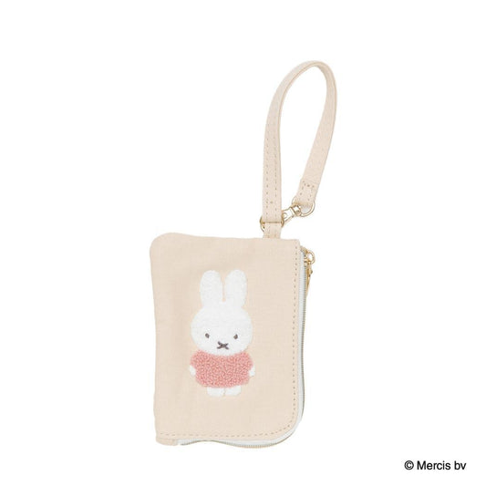 MIFFY RED＆PINK コイン＆パスケース 定期入れ ミッフィー チューリップ ディックブルーナ エフエービージャパン ICカードケース 小銭入れ 絵本メール便可