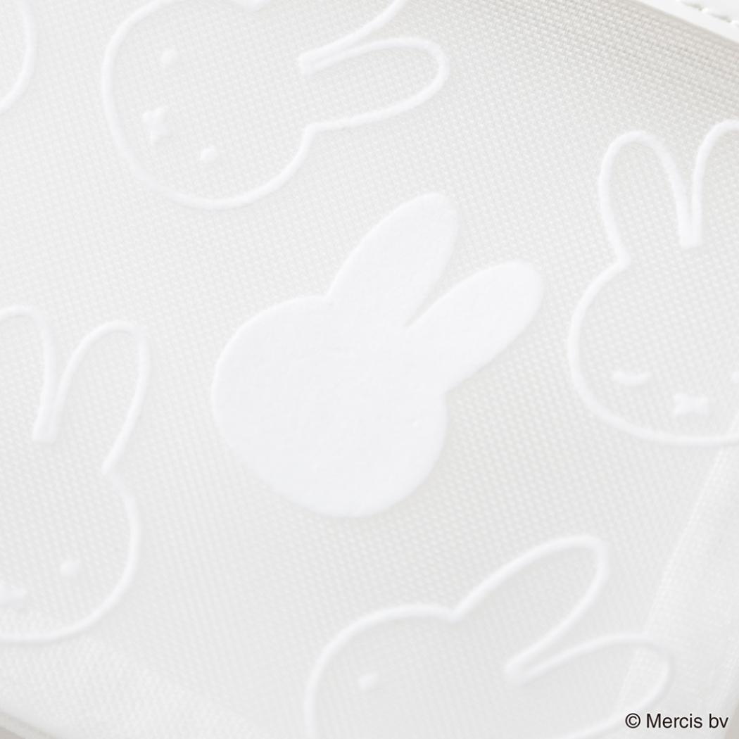 MIFFY FLOCKY ミニフラットポーチ 平ポーチ ミッフィー ホワイト ディックブルーナ エフエービージャパン 小物入れ 絵本メール便可