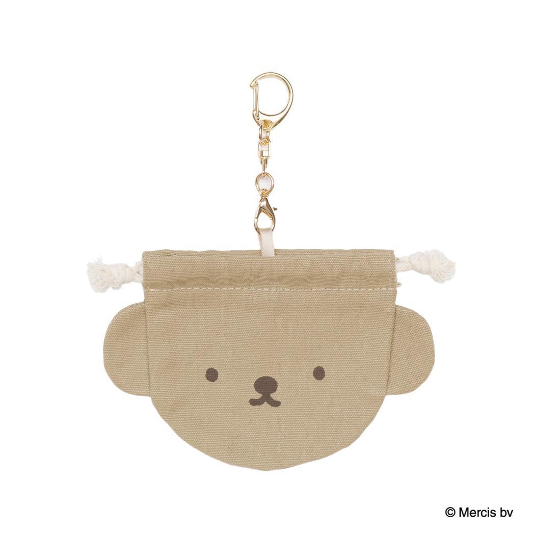 ミッフィー キーホルダー BRUNA BASIC MINI 巾着チャーム ボリス ディックブルーナ エフエービージャパン プレゼント 小物入れ 絵本キャラクター グッズ メール便可 シネマコレクション