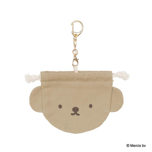 BRUNA BASIC MINI 巾着チャーム キーホルダー ミッフィー ボリス ディックブルーナ エフエービージャパン プレゼント 小物入れ 絵本メール便可