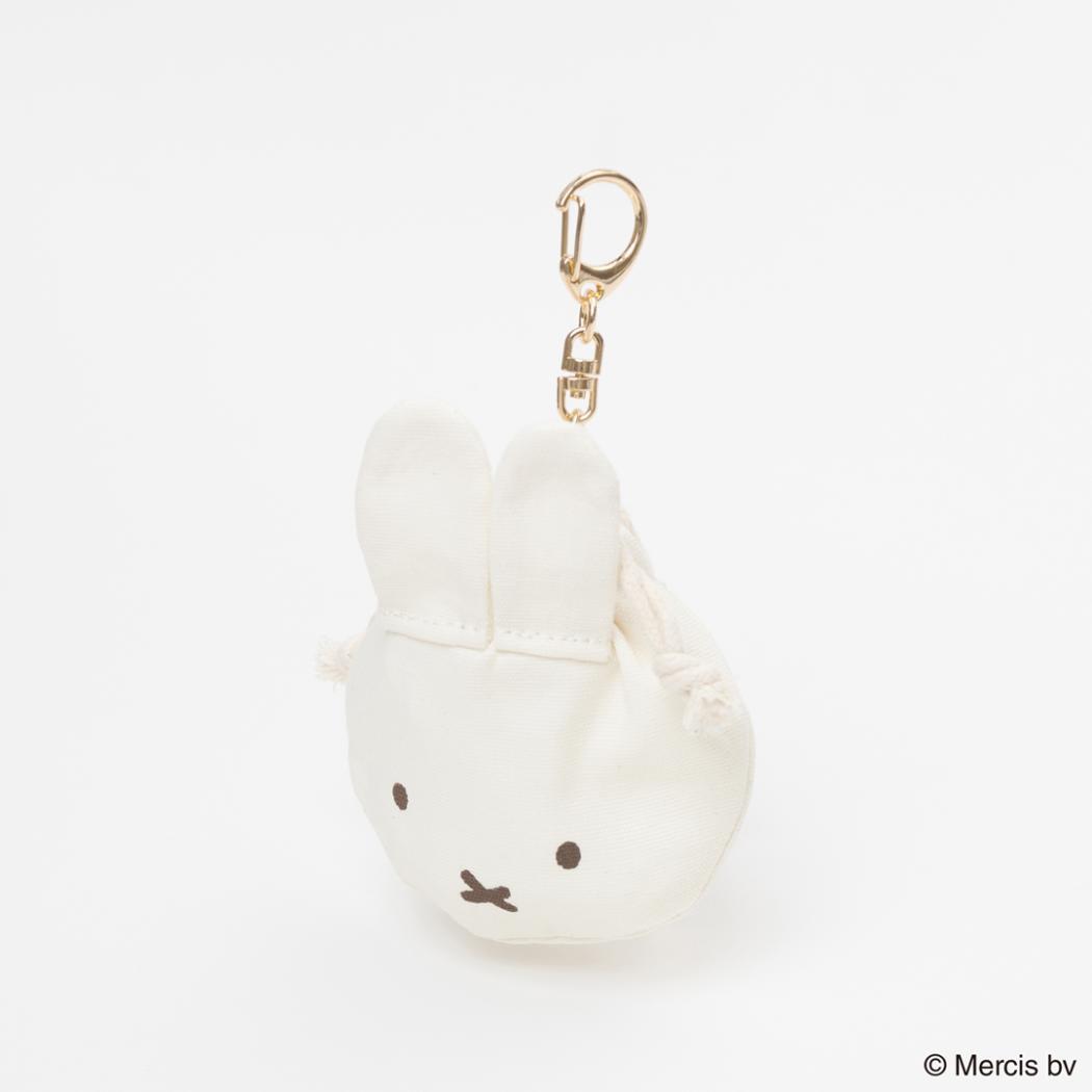 BRUNA BASIC MINI 巾着チャーム キーホルダー ミッフィー ディックブルーナ エフエービージャパン プレゼント 小物入れ 絵本メール便可