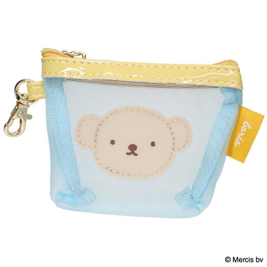 ミッフィー ミニポーチ マイクロ台形ポーチ BRUNA BICOLOR MESH ブルー ディックブルーナ エフエービージャパン 小物入れ かわいい 絵本キャラクター グッズ メール便可 シネマコレクション