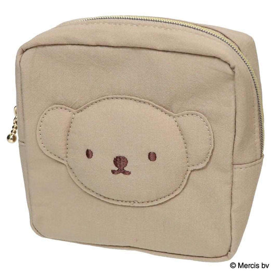 ミッフィー コスメポーチ スクエアポーチ BRUNA BASIC WAPPEN ボリス ディックブルーナ エフエービージャパン 小物入れ かわいい 絵本キャラクター グッズ メール便可 シネマコレクション