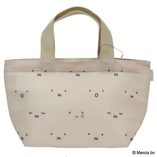 ミッフィー トートバッグ ランチバッグ MIFFY COOL フェイスパターン ディックブルーナ エフエービージャパン 手提げかばん 保冷保温 絵本キャラクター グッズ メール便可 シネマコレクション