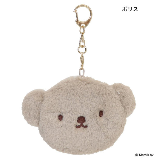 ミッフィー キーホルダー ダイカットミラー FACE FUR ボリス ディックブルーナ エフエービージャパン