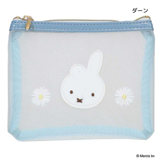 ミッフィー ミニポーチ ミニフラットポーチ MESH＆EMBROIDERY ダーン ディックブルーナ エフエービージャパン