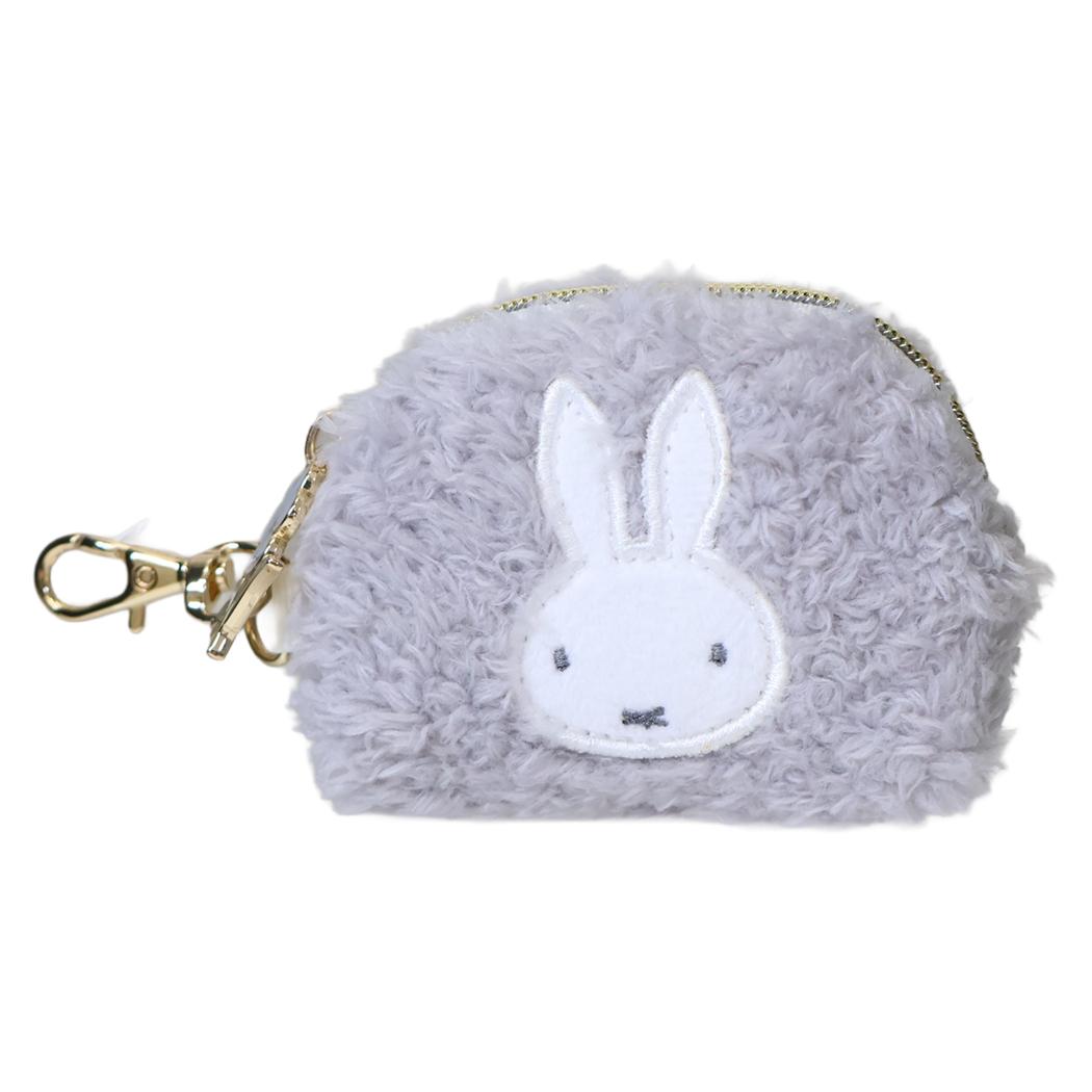 miffy 小物入れ ボア マイクロポーチ ブルー ディックブルーナ エフエービージャパン