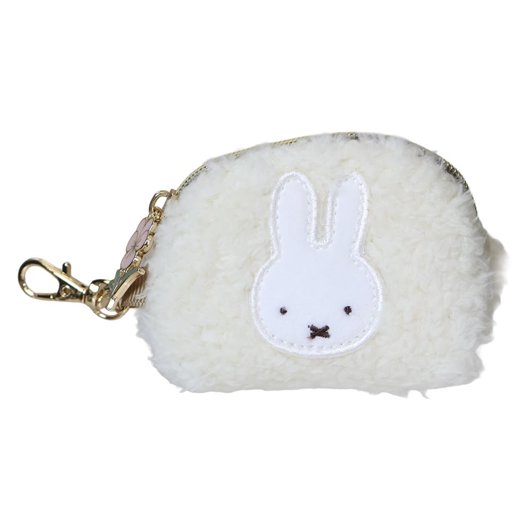 miffy 小物入れ ボア マイクロポーチ アイボリー ディックブルーナ エフエービージャパン