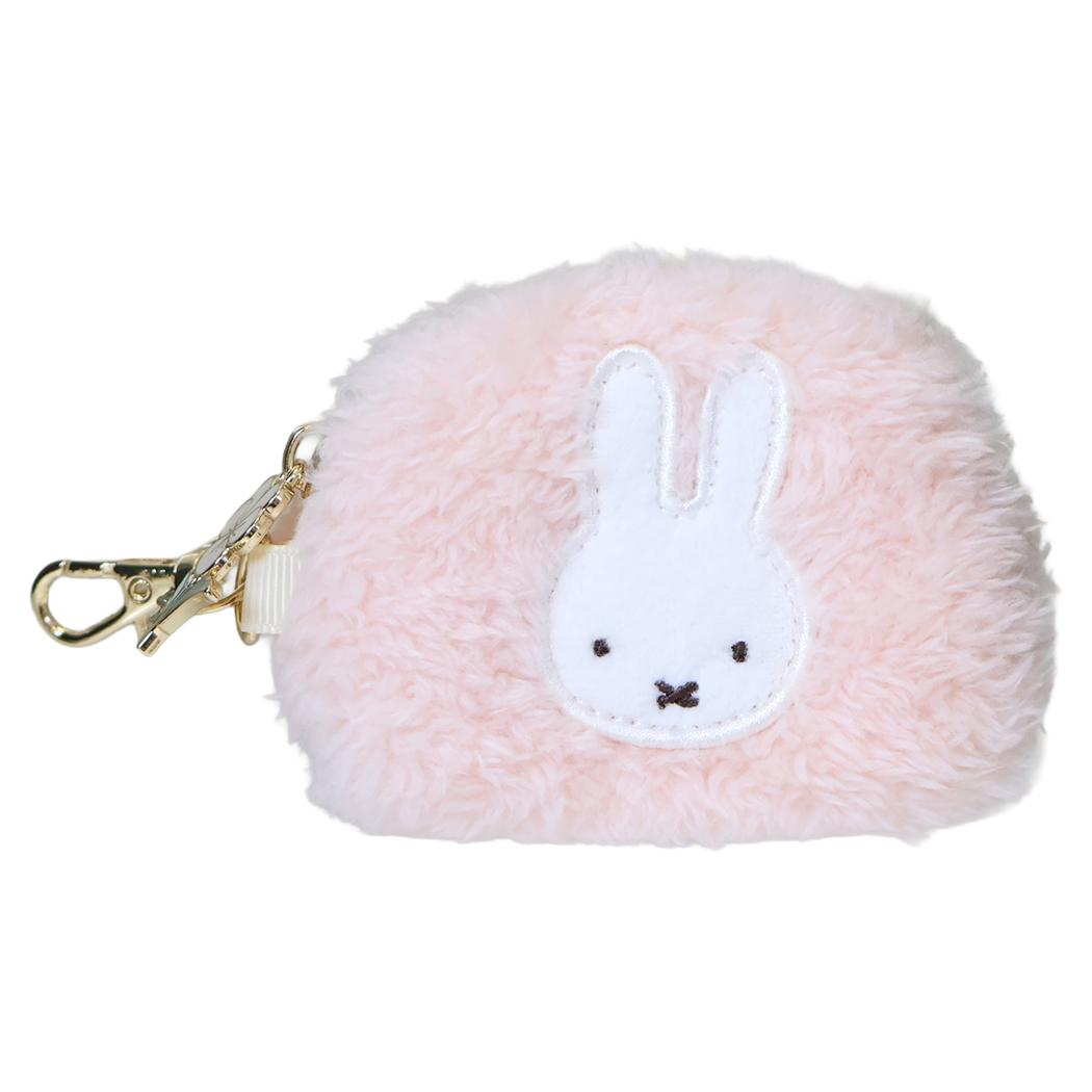 miffy 小物入れ ボア マイクロポーチ ピンク ディックブルーナ エフエービージャパン