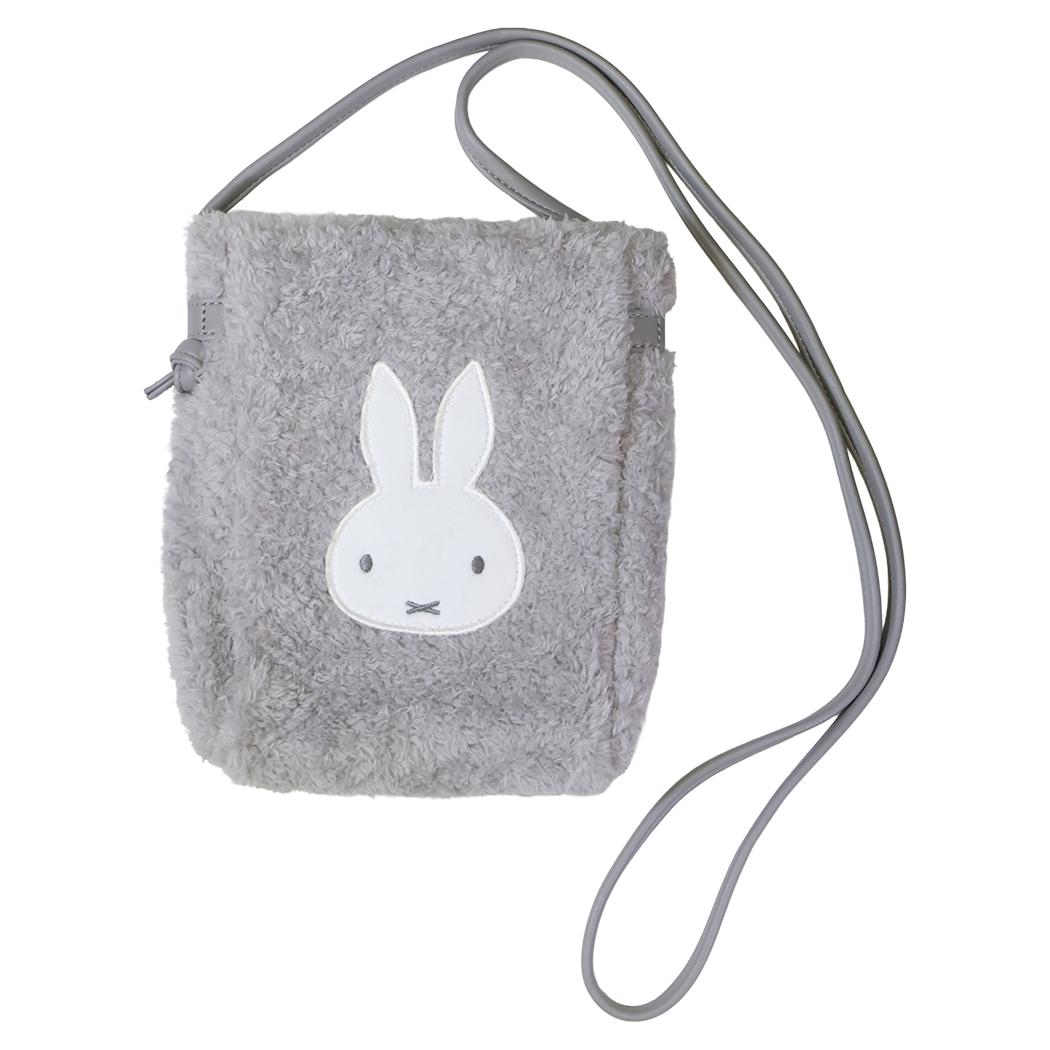 miffy 肩掛けバッグ ボア ショルダーバッグ ブルー ディックブルーナ エフエービージャパン