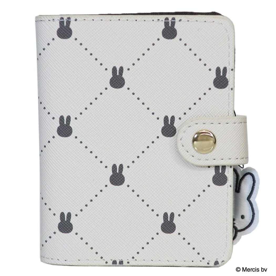 ミッフィー カードホルダー カードケース QUILTING PRINT アイボリー ディックブルーナ エフエービージャパン